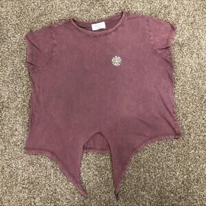 Urban Nation Size XL-16 “Enjoy Live Love” Pink Shirt w Flower Daisy Design